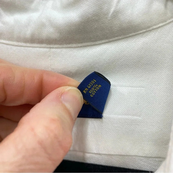 RALPH LAUREN Blue Label Striped Short Sleeve Sz XXL - Picture 4 of 5